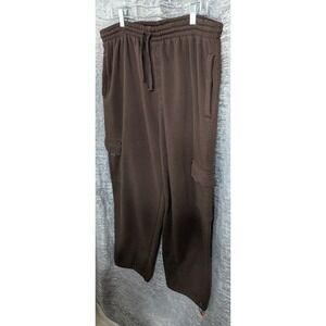 212 NYC Men Thick Sweatpants Brown‎ W/Pockets